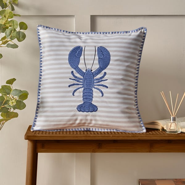 Pernă pentru copii 45x45 cm Lobster Embroidered – Catherine Lansfield-image-1