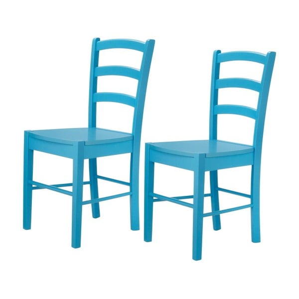Set 2 scaune Støraa Trento Quer, albastru