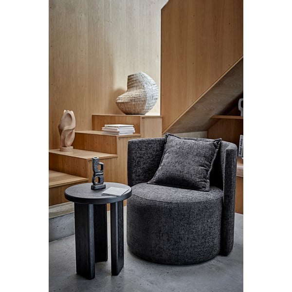 Măsuță auxiliară rotundă cu aspect de lemn de brad ø 40 cm Mimola – Bloomingville-image-1