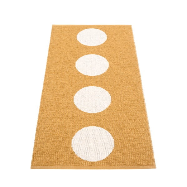 Covor tip traversă pentru interior și exterior galben ocru 70x150 cm Vera Ochre – Pappelina