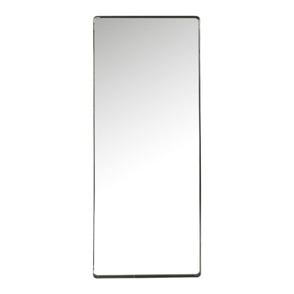 Oglindă cu ramă neagră Kare Design Shadow Soft, 200 x 80 cm