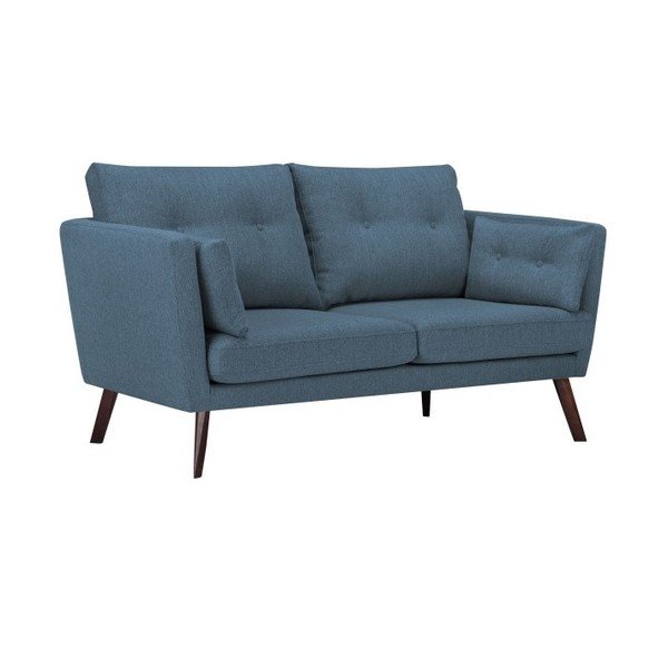 Canapea cu 2 locuri Mazzini Sofas Elena, albastru închis