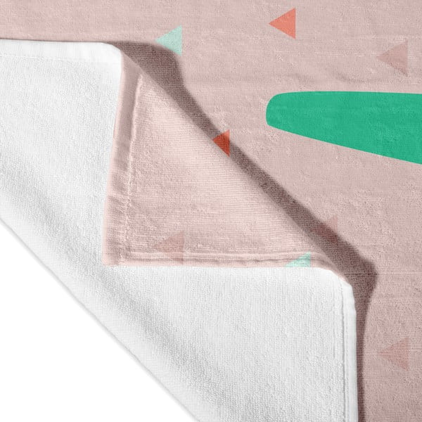 Prosop  pentru copii roz deschis 150x70 cm Panda – Moshi Moshi-image-1