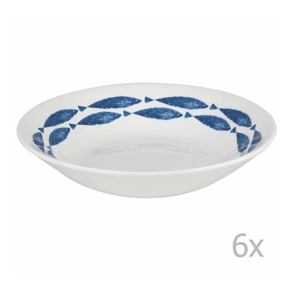 Set 6 boluri Churchill China Couture Fishie, ⌀ 15,5 cm