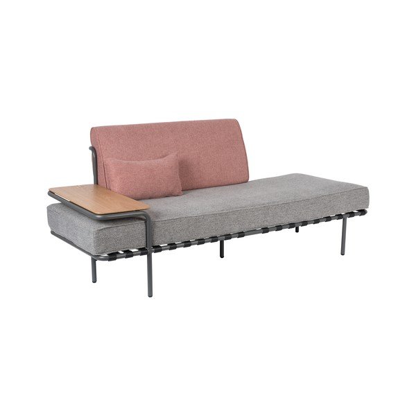 Canapea Zuiver Star, gri - roz-image-2