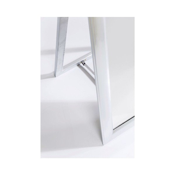 Oglindă cu suport Kare Design Modern Living, înălțime 170 cm, argintiu-image-3