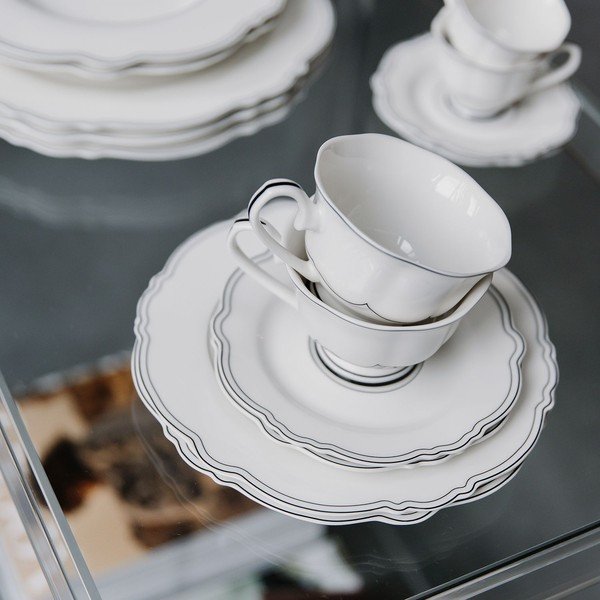 Cești albe 2 buc. new bone china 190 ml Odette – S|P Collection-image-4