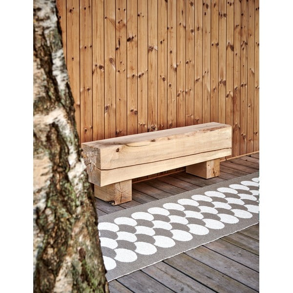 Covor tip traversă pentru interior și exterior bej/crem 70x250 cm Poppy Potato – Pappelina-image-1