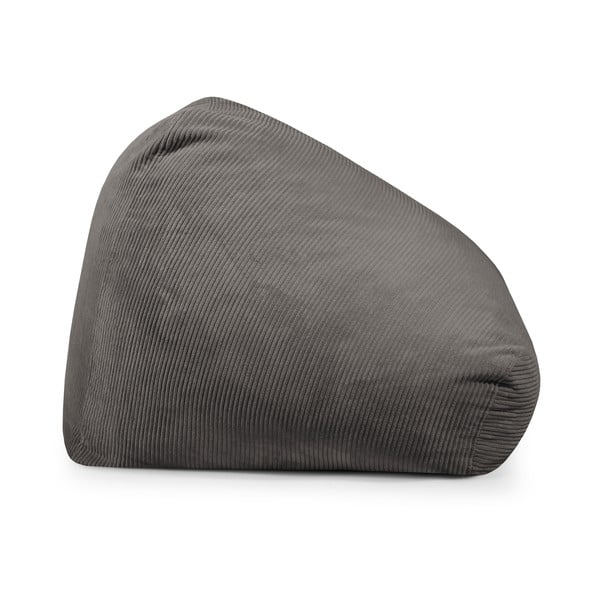 Fotoliu bean bag verde cu tapițerie din catifea reiată Sofa Snug – SLOWDOWN-image-2