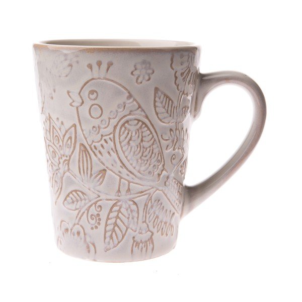 Cană crem din ceramică 300 ml Bloom – Dakls