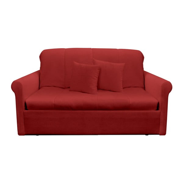 Canapea extensibilă cu 2 locuri 13Casa Greg, roșu