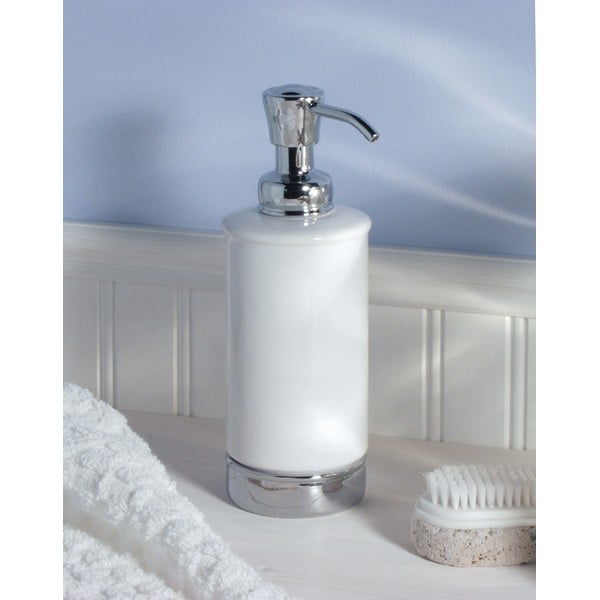Dozator pentru săpun lichid iDesign York, alb-image-1