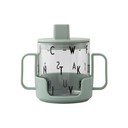Cană pentru copii Design Letters Grow With Your Cup, verde