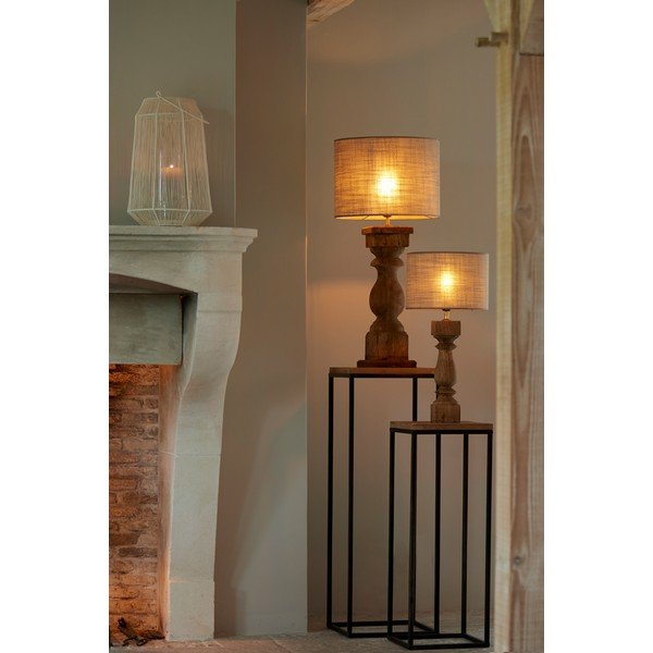 Abajur bej ø 30 cm Caden – Light & Living-image-1