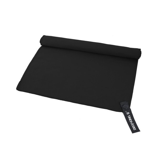 Set 2 prosoape cu uscare rapidă DecoKing EKEA, 30 x 50 cm, negru-image-2