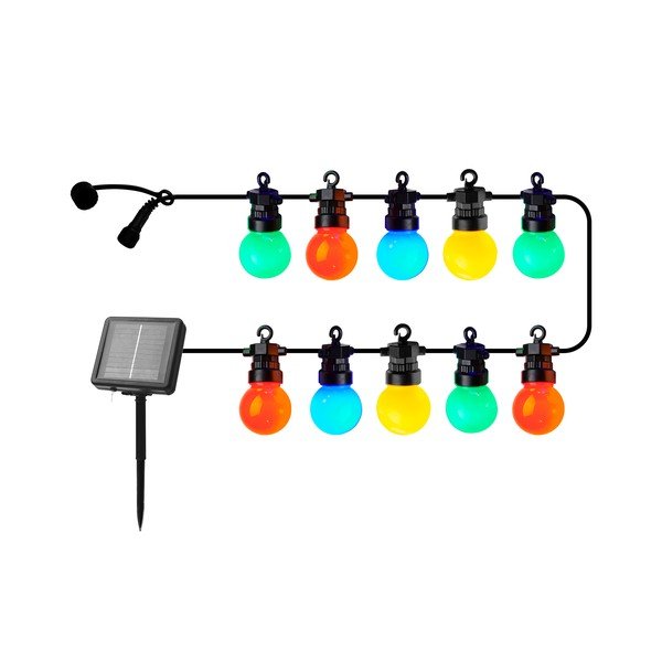 Ghirlandă luminoasă număr becuri 10 buc. solară lungime 300 cm Lucas Multi – Sirius