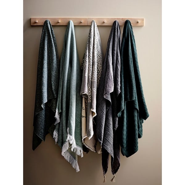 Pled din bumbac Södahl Maja, gri, 130 x 170 cm-image-3