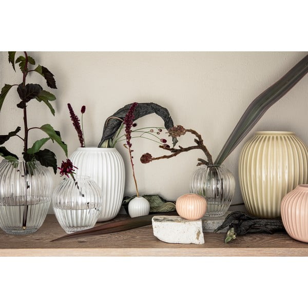 Vază din sticlă suflată Kähler Design, înălțime 15 cm-image-4