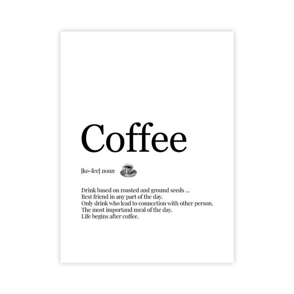 Poster 30x40 cm Coffee  