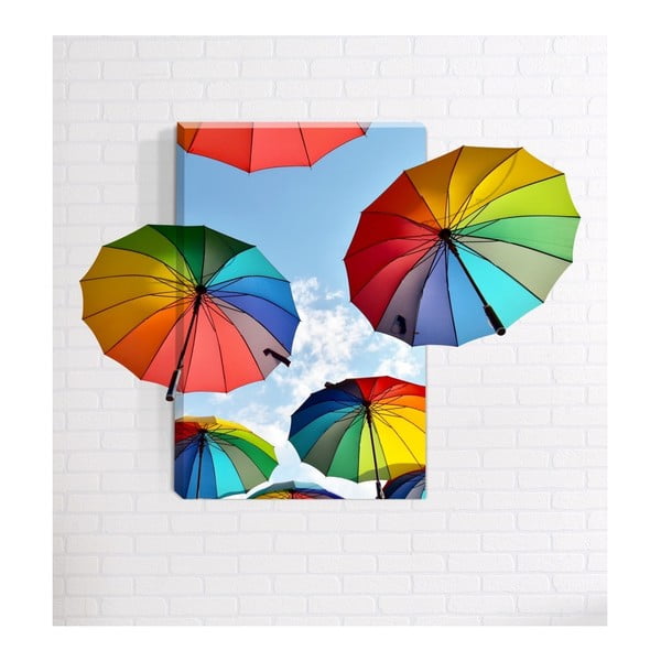 Tablou de perete 3D Mosticx Rainbows, 40 x 60 cm
