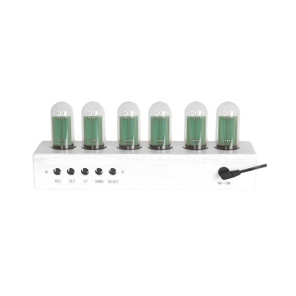 Ceas de birou Karlsson Cathode, alb-image-1