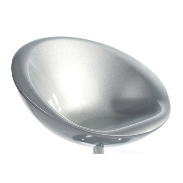 Fotoliu rotativ Kokoon Design Bowl, argintiu-image-2