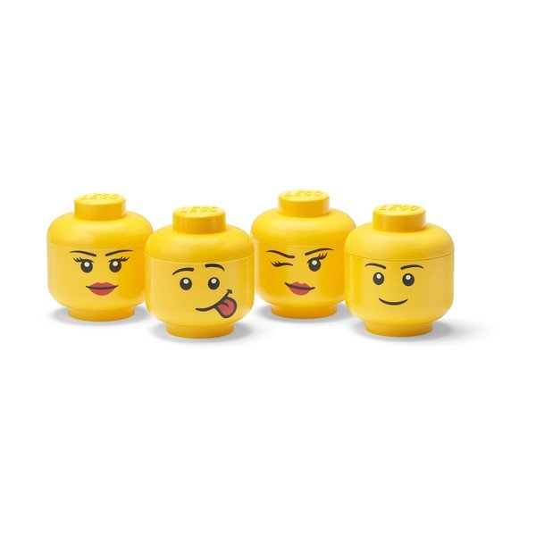 Cutii de depozitare din plastic pentru copii în set de 4 Multi-Pack - LEGO®-image-2