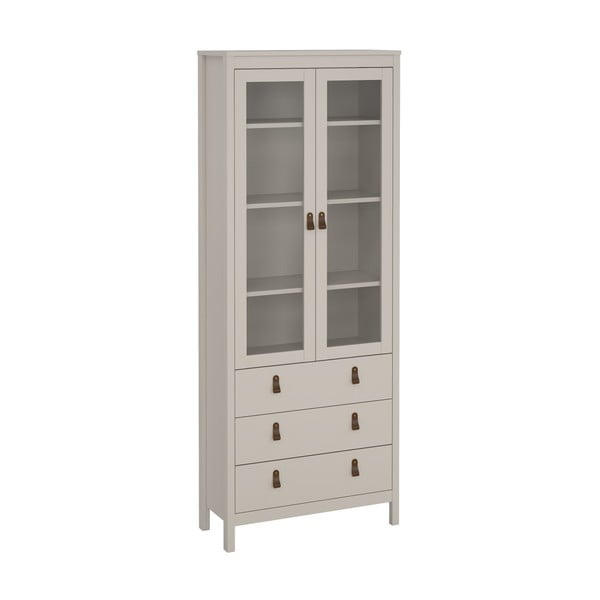 Vitrină grej 78x199x33 cm Madrid – Tvilum-image-3