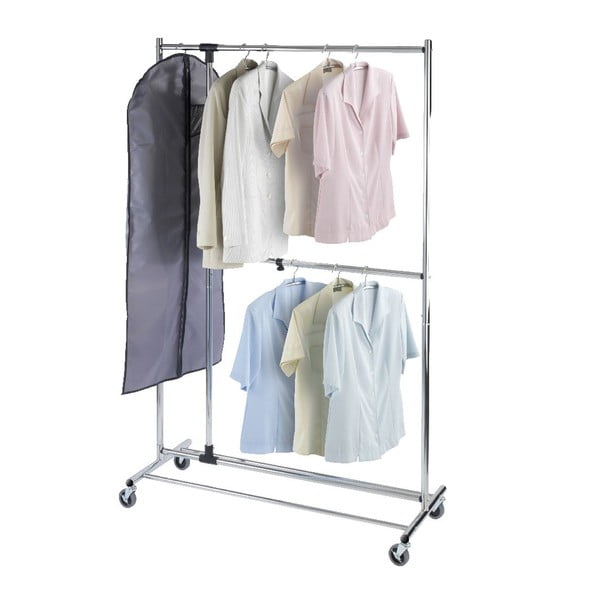 Suport de haine mobil telescopic din metal gri Profissimo - Wenko-image-1