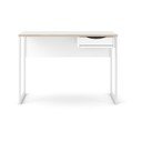 Birou Tvilum Function Plus, 110x48 cm, alb