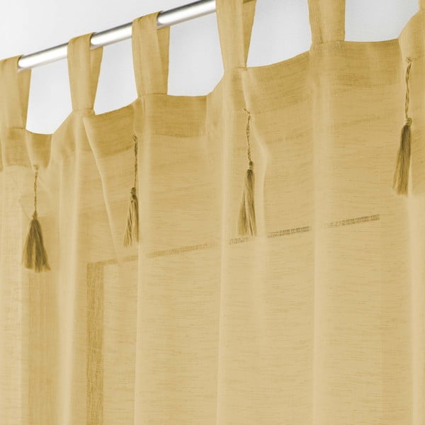 Perdea galbenă 140x240 cm Dalila – douceur d'intérieur-image-1