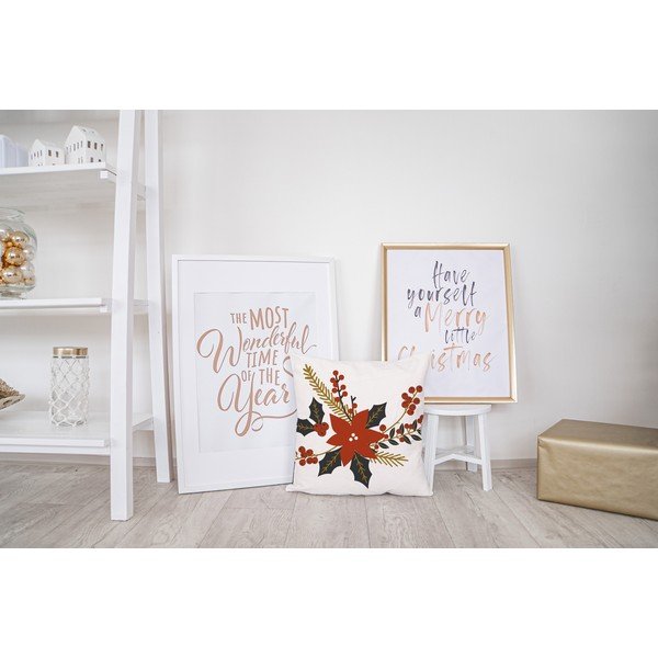 Pernă decorativă 45x45 cm  cu model de Crăciun Christmas Star – Butter Kings-image-2