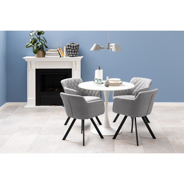 Masă de dining rotundă din ceramică ø 90 cm Malta – Actona-image-1