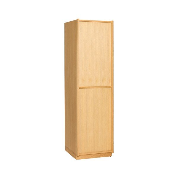 Dulap în culoare naturală cu aspect de lemn de stejar 50x181x55 cm Kura – Hübsch