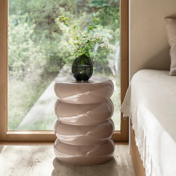 Măsuță auxiliară rotundă din ceramică ø 34 cm Toru – Blomus-image-2