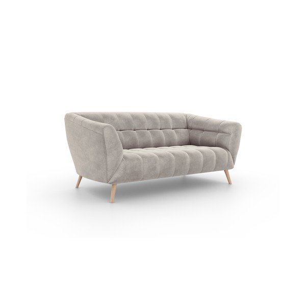 Canapea cu tapițerie de catifea Interieurs 86 Étoile, 170 cm, bej-image-2