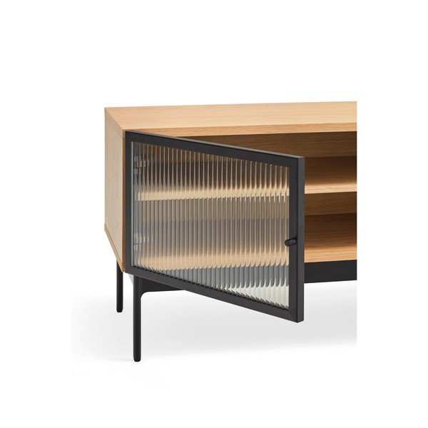 Comodă TV în decor de stejar Teulat Blur-image-3