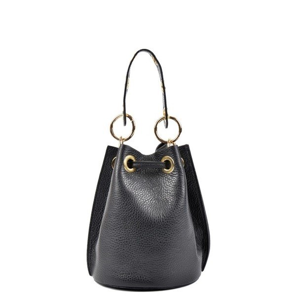 Geantă din piele Roberta M Callisto Nero, negru-image-3
