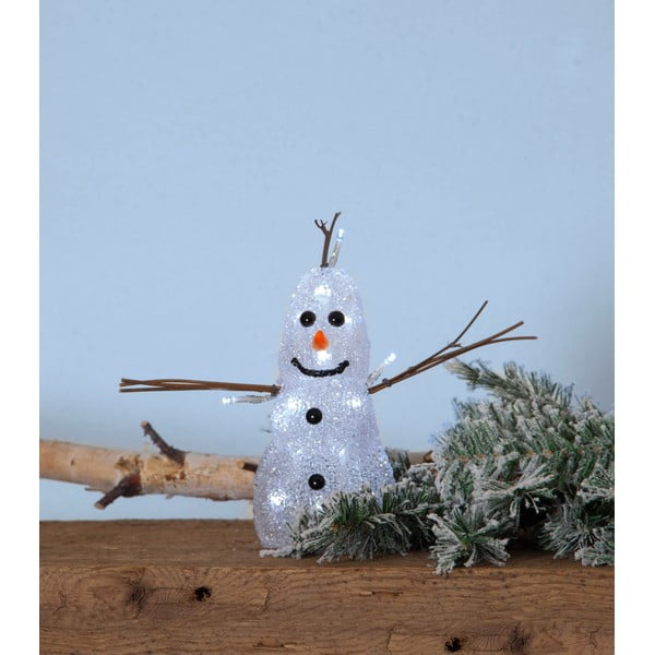 Decorațiune luminoasă de Crăciun albă Crystal Snowman – Star Trading-image-3