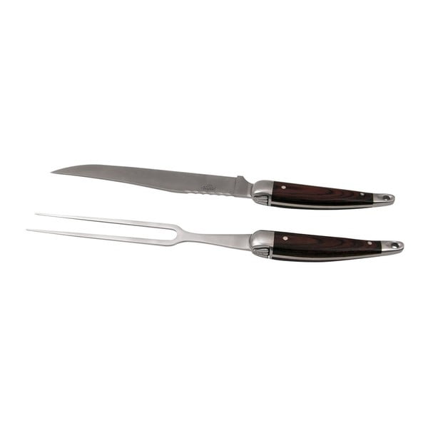 Set cuțit și furculiță pentru porționare Laguiole Gaspard