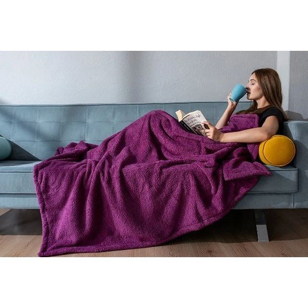 Pătură din micropluș 140x190 cm – Mila Home-image-2