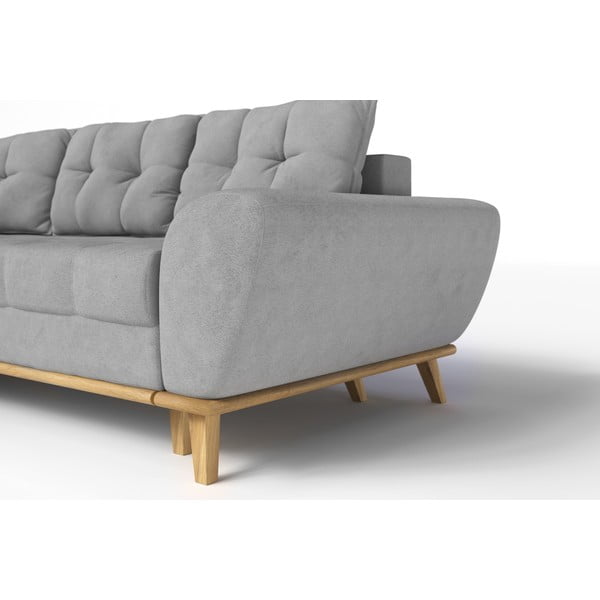 Colțar gri deschis extensibil (cu colț pe partea stângă ) Balitco – Ropez-image-4