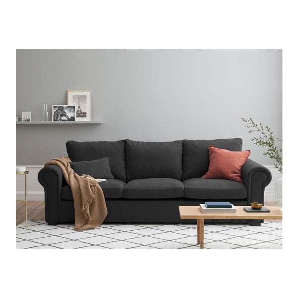 Canapea Windsor & Co Sofas Antoine, gri închis, 245 cm-image-2