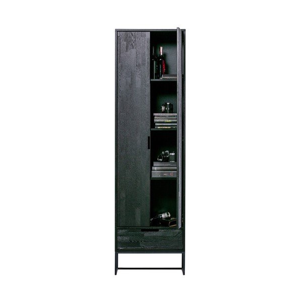 Dulap negru din lemn de frasin 60x210x36 cm Silas – WOOOD-image-2