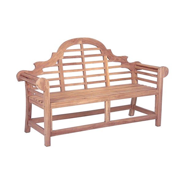 Bancă de grădină în culoare naturală din lemn masiv Picadilli – Garden Pleasure