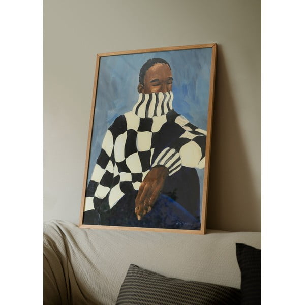 Poster 50x70 cm Check – Hanna Peterson – The Poster Club-image-1