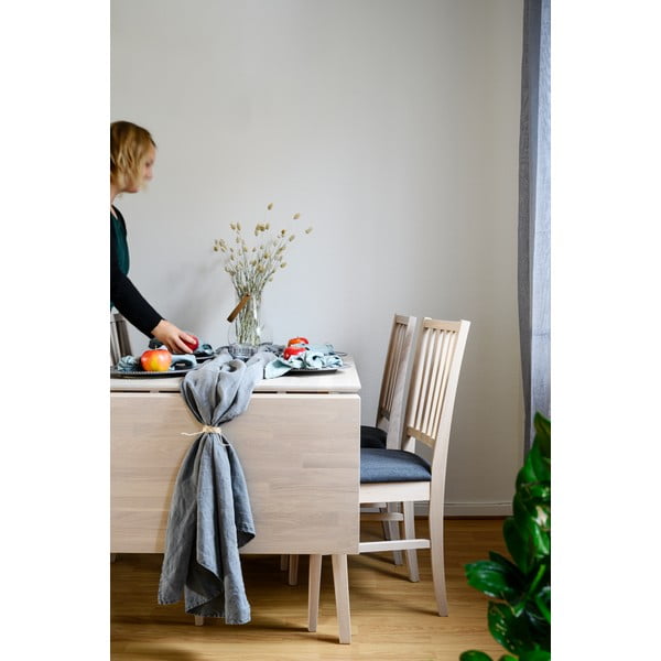 Masă de dining pliabilă din stejar lăcuit mat Rowico Mimi, 120 x 80 cm-image-2