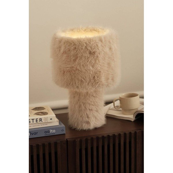 Veioză crem din material textil (înălțime 46 cm) Fay – Ellos Home-image-1