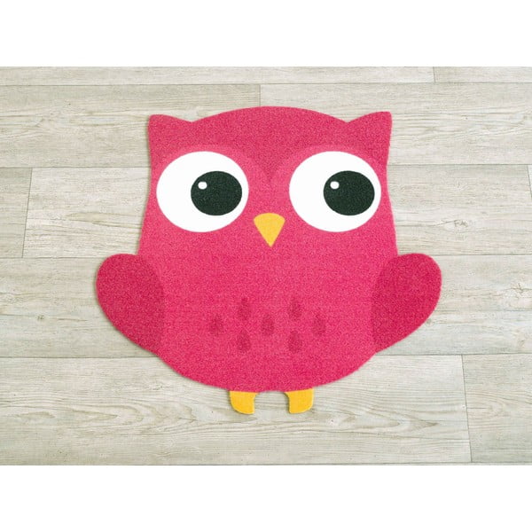 Covor pentru copii Zala Living Owl , 66 x 66 cm, roz-image-1