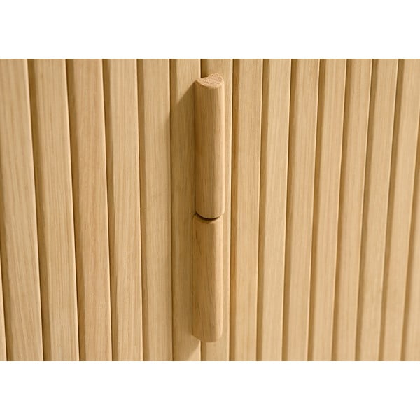 Masă TV cu aspect de lemn de stejar 160x56 cm Cavo – Unique Furniture-image-1